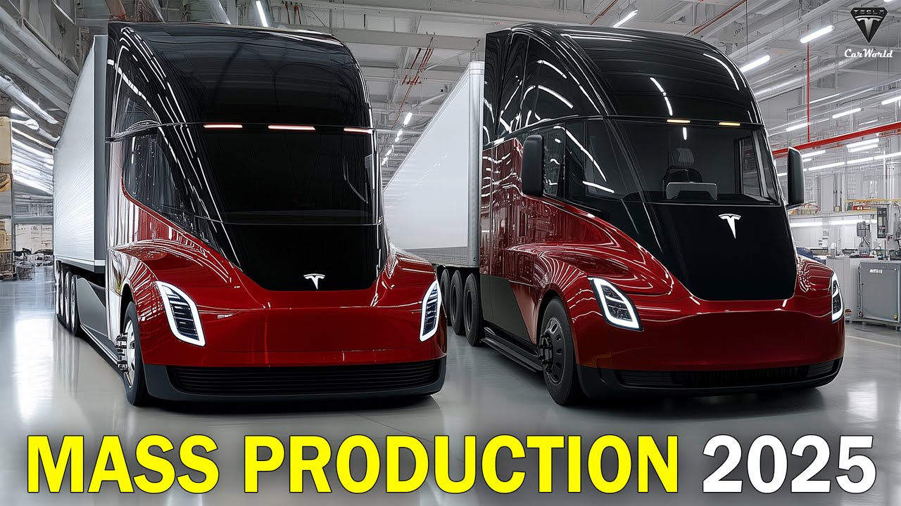 Tesla Semi 2025 ALL NEW Update! Elon Musk SHOCKING For Massive Production, Best Features & More!