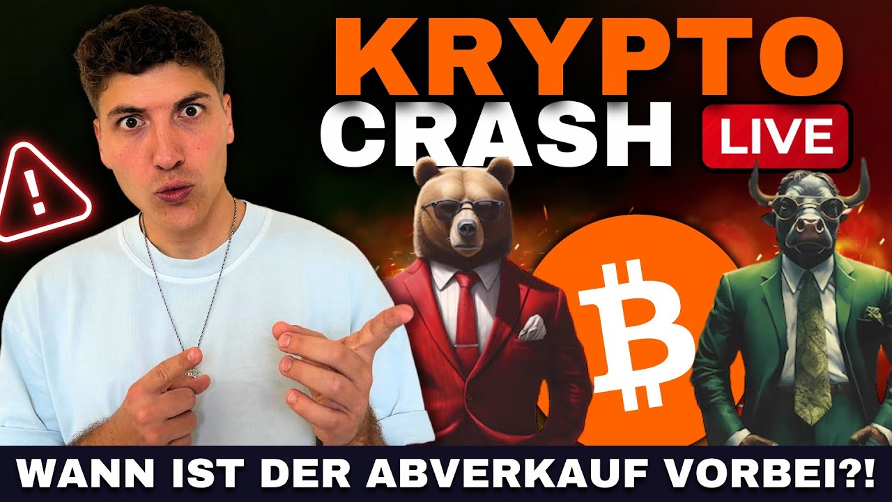 🔴 Bitcoin & Krypto Crash Live: Stürzen wir noch weiter ab?! 🚨 [Notfall-Stream]