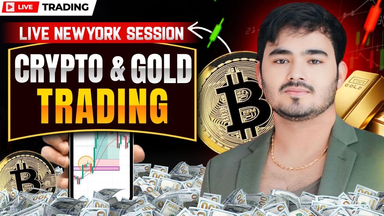 Crypto & Gold Live Trading || 10 March || The Trade Room –  Mayank Raj