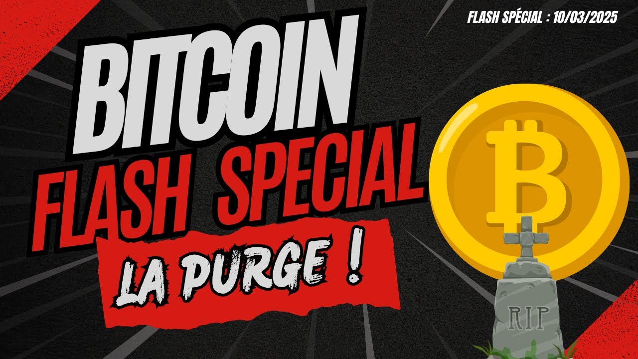 BITCOIN : flash spécial la GRANDE PURGE 🚨 PULLBACK CRYPTO en cours : quelles sont les TARGETS ?✅