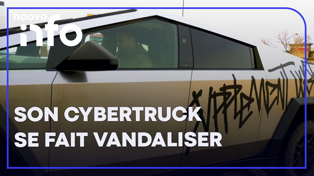 Il est victime de vandalisme après avoir acheté un Cybertruck de Tesla