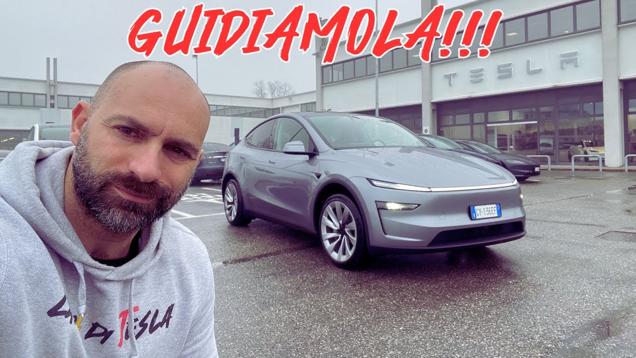 Nuova Tesla Model Y – Andiamo a guidarla ⚡️Lampi di Tesla