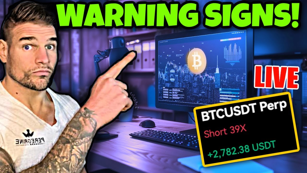 LIVE Crypto Bitcoin Trading | MAJOR WARNING SIGNS FLASHING!!! (Live Trading & analysis)