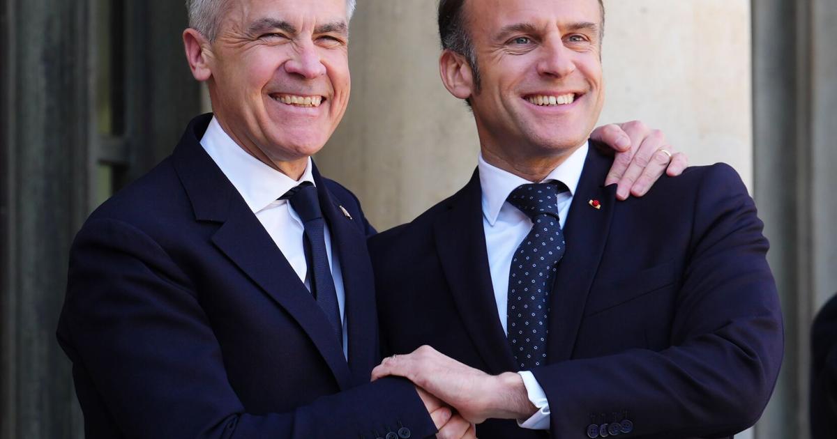 Mark Carney meets Macron, tours Notre Dame on EU trip