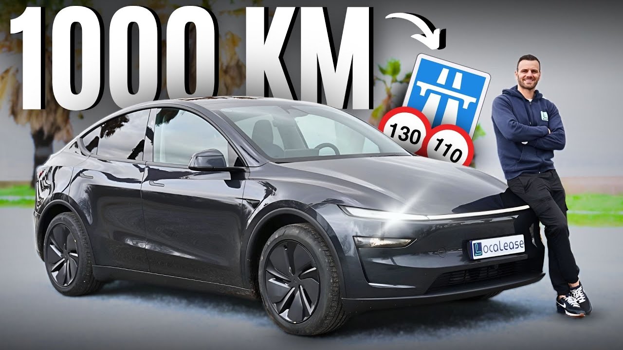 1000 KM EN TESLA MODEL Y LR 2025 SUR AUTOROUTE : Autonomie, Coût, Temps De Recharge (J’AI HALLUCINÉ)