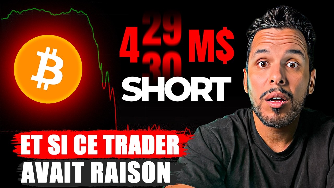 ❌ Crypto : Un énorme short de 430 millions $ et une explosion mercredi ?!