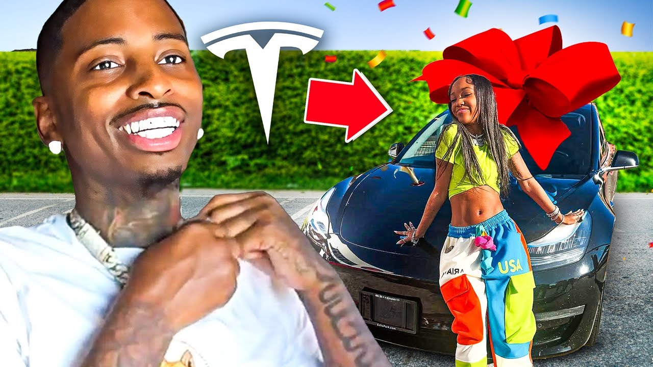 FunnyMike SUPRISES Paris with a TESLA for her 14 BIRTHDAY!