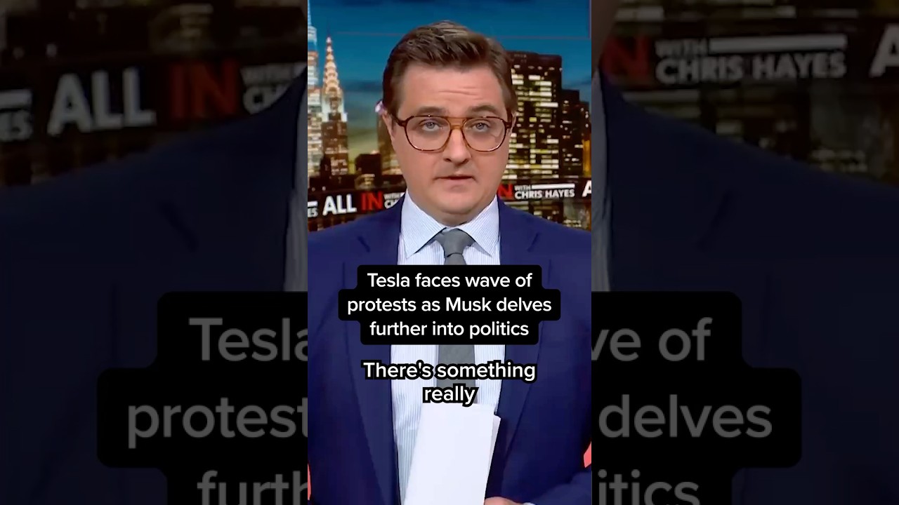 Tesla faces wave of protests as Musk delves further into politics