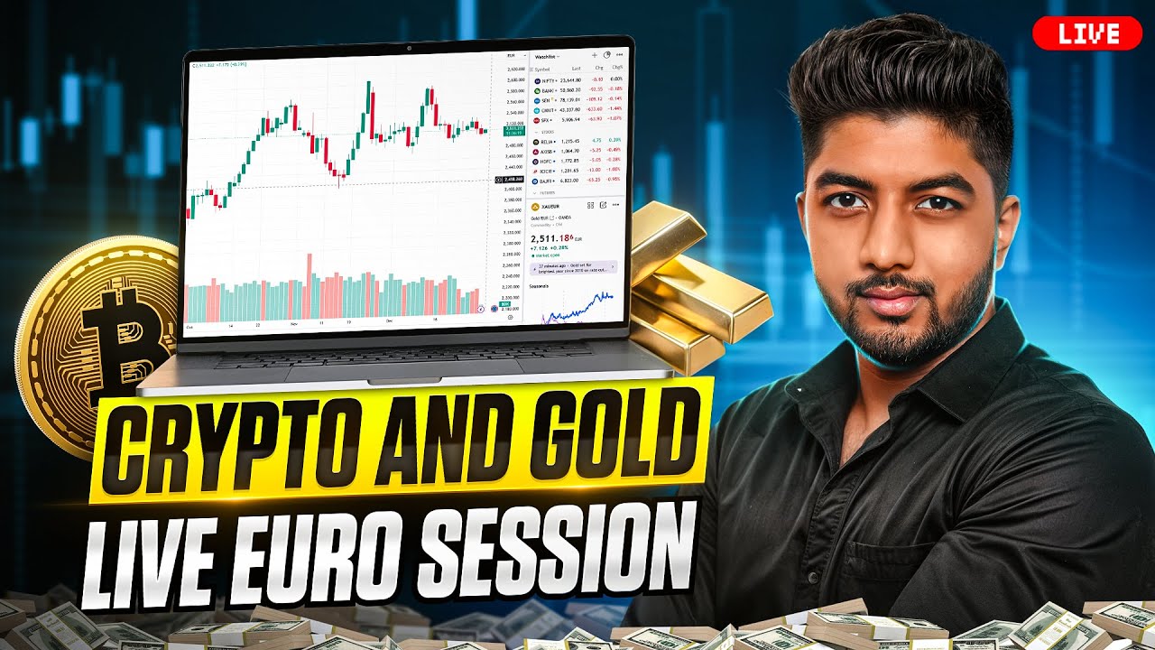 19 March | Live Market Analysis for Gold and Crypto | Euro Session