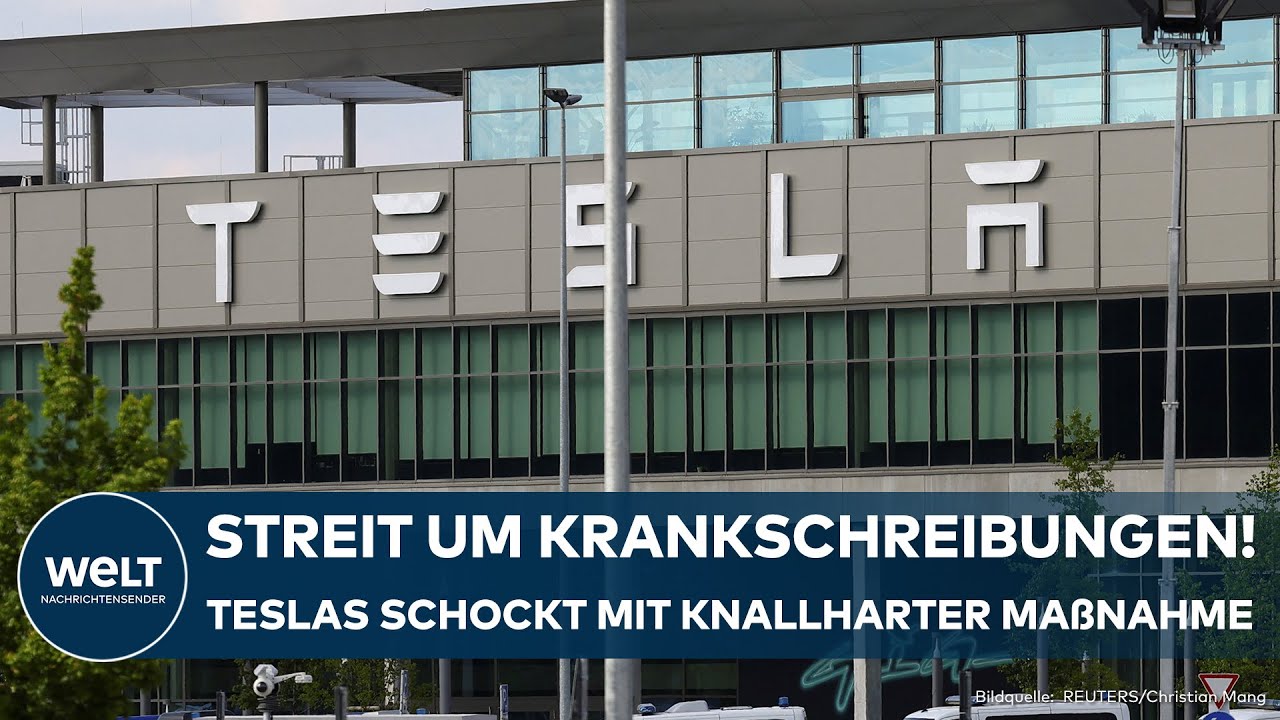 GRÜNHEIDE: Streit um Krankschreibungen eskaliert! Tesla Gigafactory schockt mit radikaler Maßnahme