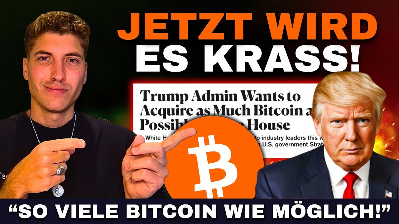 Trump Regierung lässt die Bombe platzen! Brutaler Bitcoin Short Squeeze? 🚨