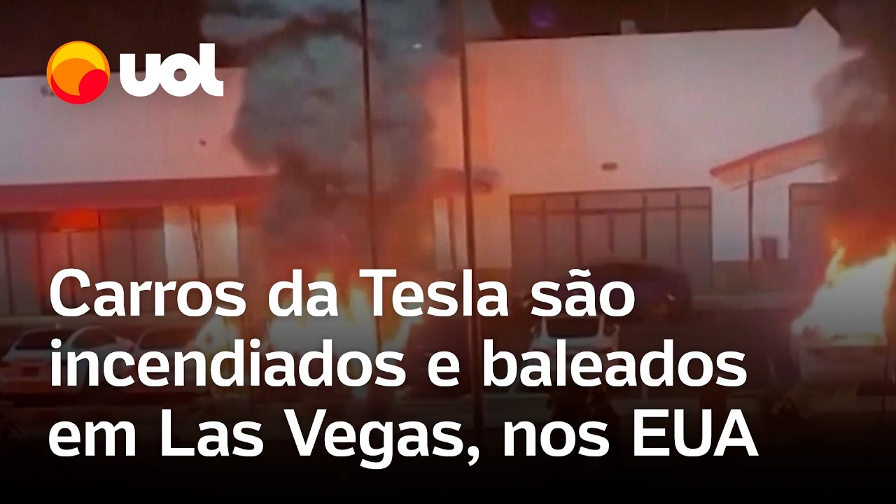 Carros da Tesla, de Elon Musk, são incendiados em Las Vegas: EUA falam em ‘terrorismo interno’