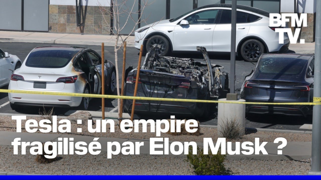 États-Unis: des voitures Tesla incendiées dans des concessions de voitures