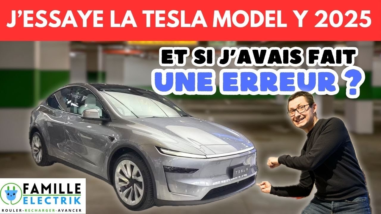 J’ai testé la Tesla Model Y 2025 : aurais-je dû l’attendre ? 🤔