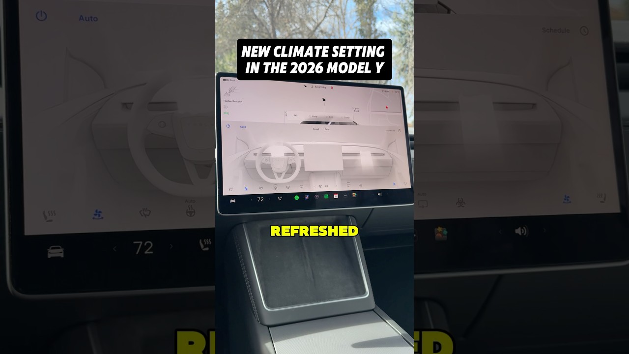 Tesla Added a NEW Climate Control Setting in the Mode Y Juniper 😳💨
