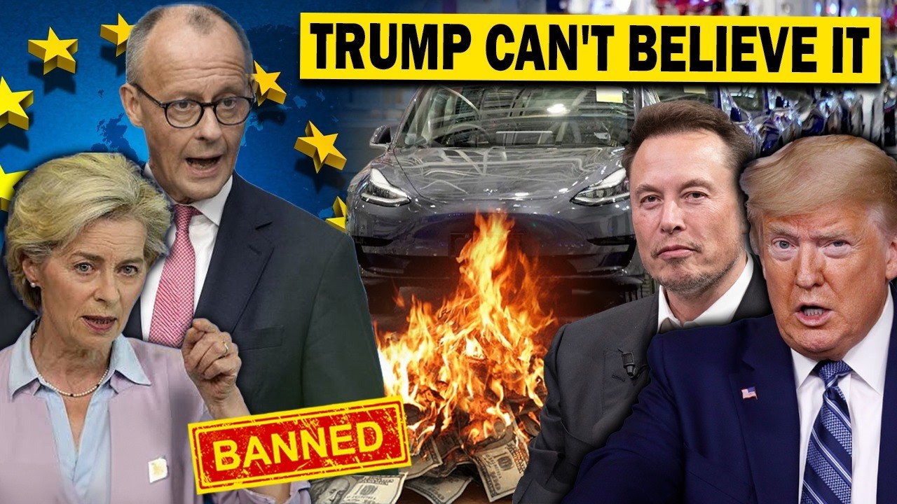 EU Just Pulled the Trigger on Electric Vehicles – US & TESLA May Cripple By This – Trump is unhappy