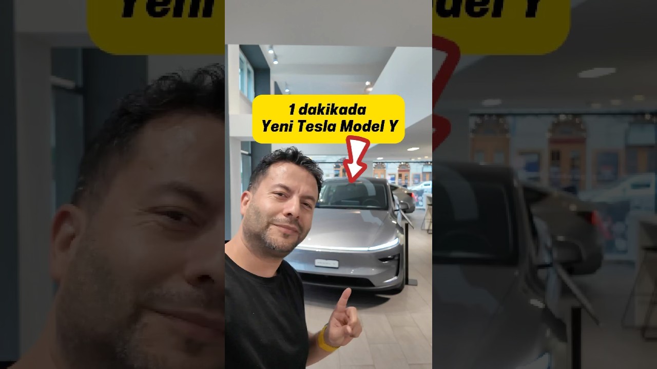 1 dakikada Yeni Tesla Model Y