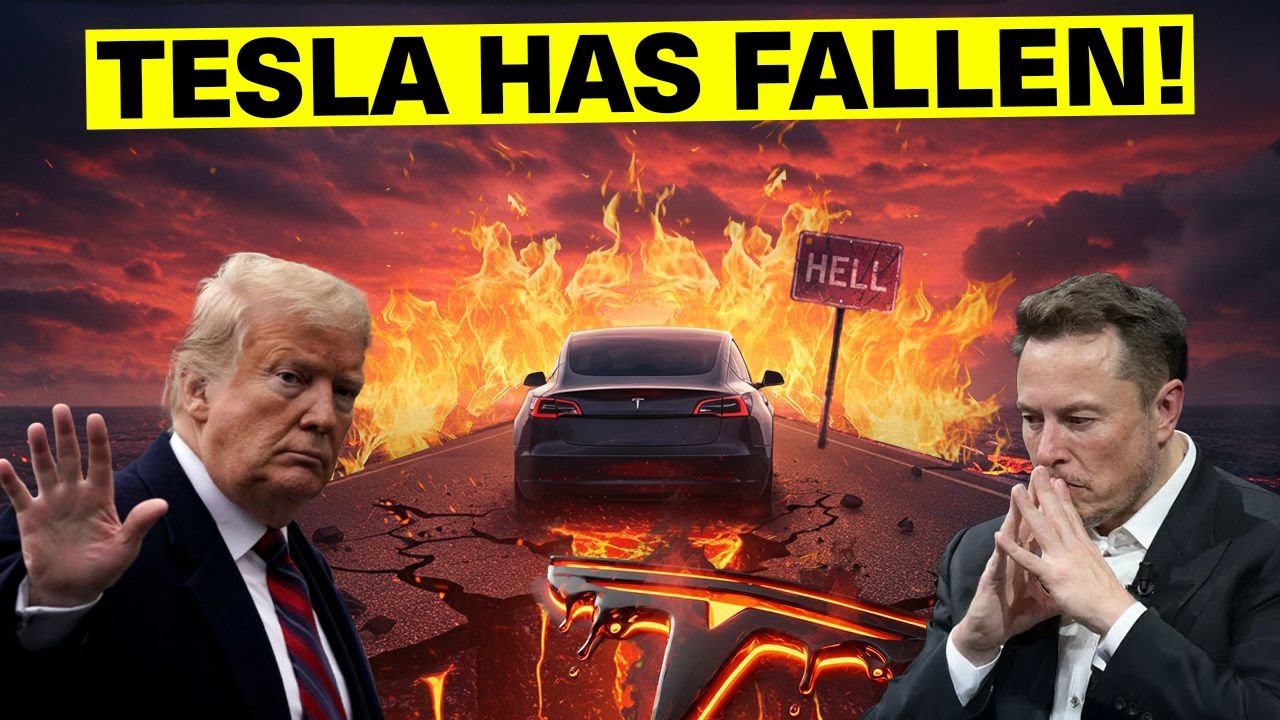 Elon Musk in a State of Panic as Tesla Shares Melt Down %53,2 after EU Hits Back Trump’s Tariffs