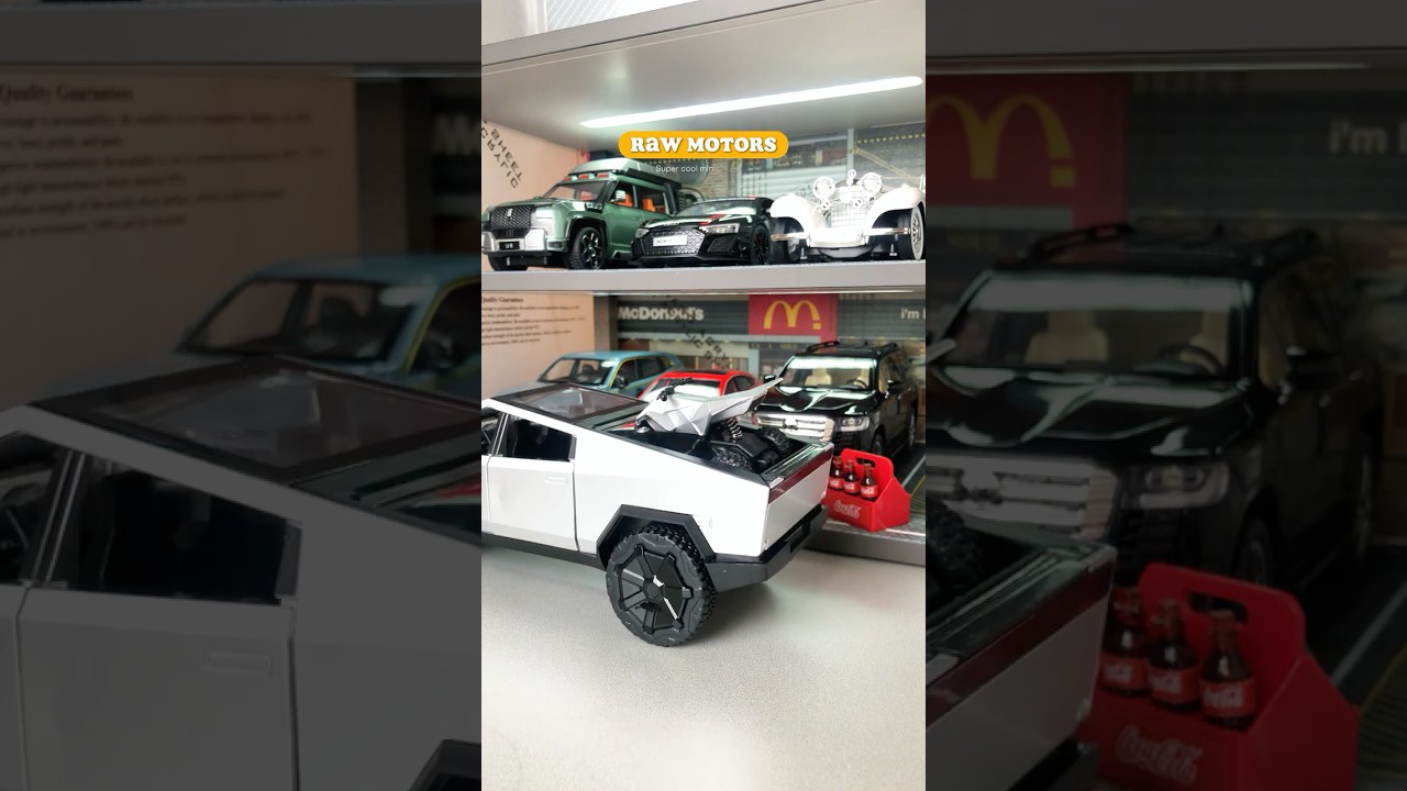 Tesla Cybertruck Model – Shopping Trip and Haul Home Adventure!  #car #teslacybertruck  #toys