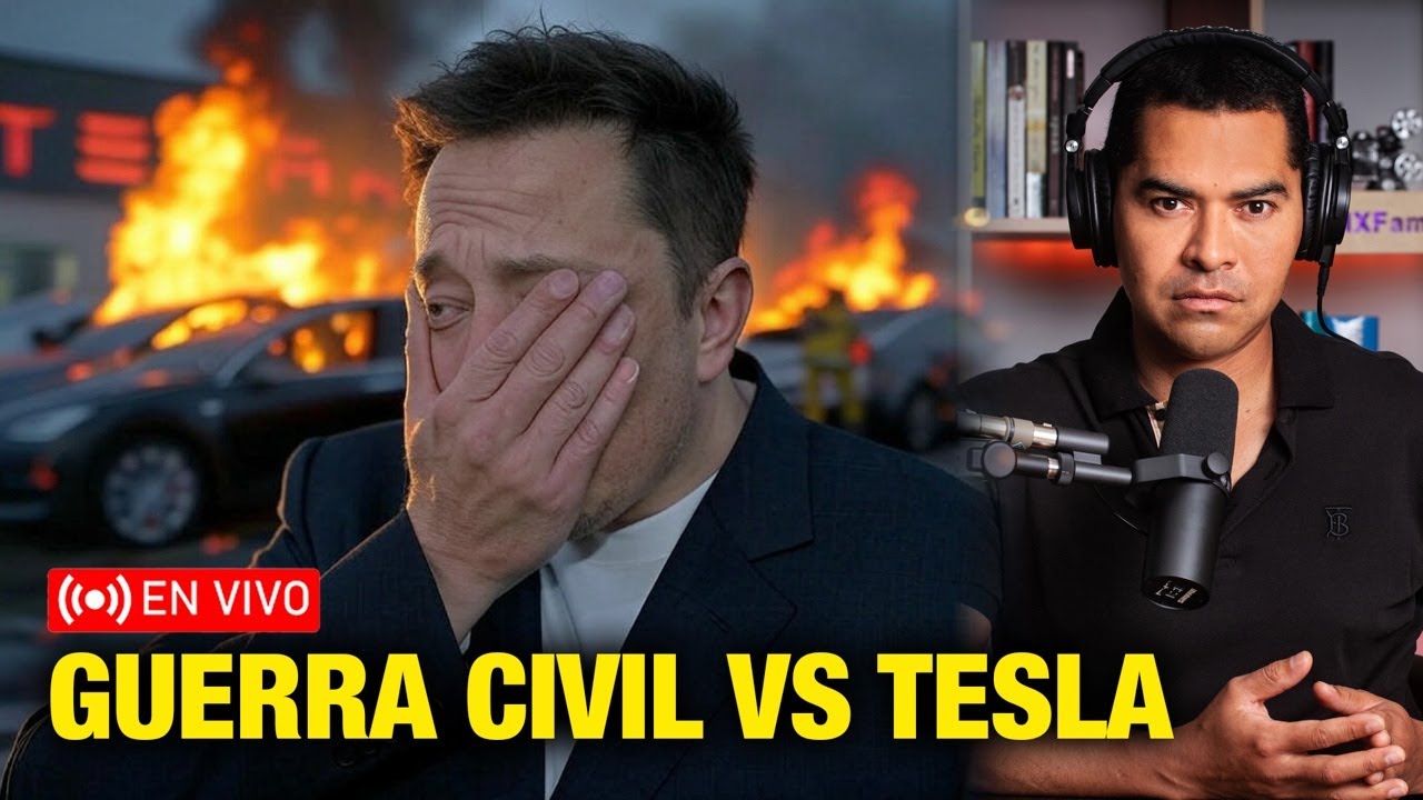 La Guerra Civil vs Tesla y Musk han Comenzado: Balazos y Molotovs | TheMXFam