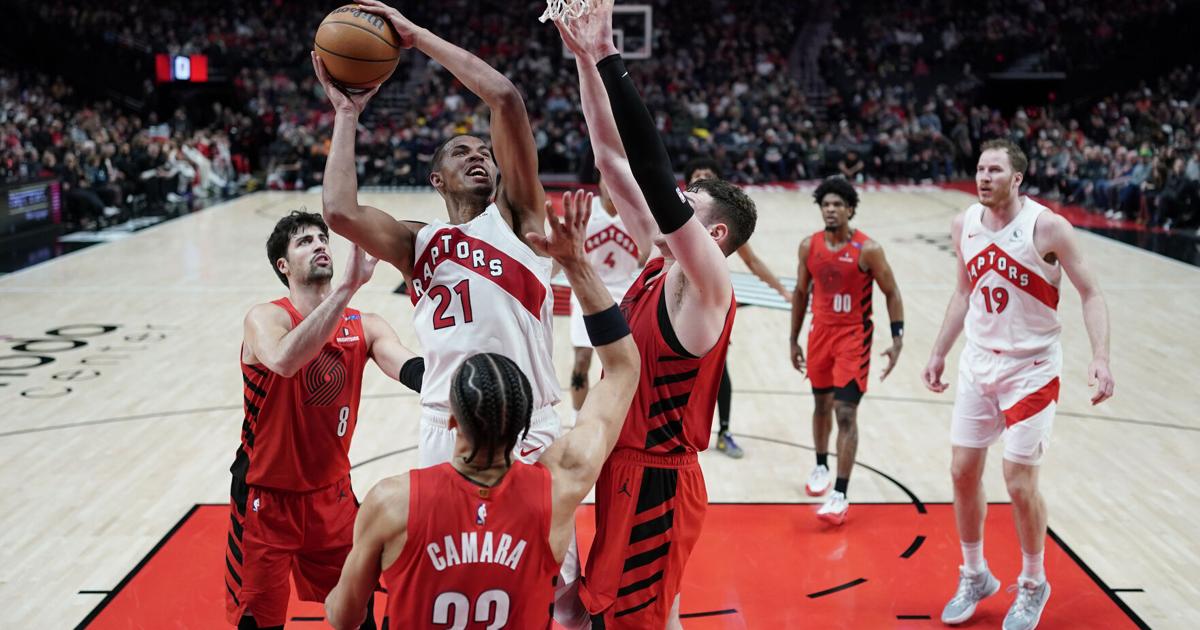 Beaten Raptors get a read on Orlando Robinson in Portland