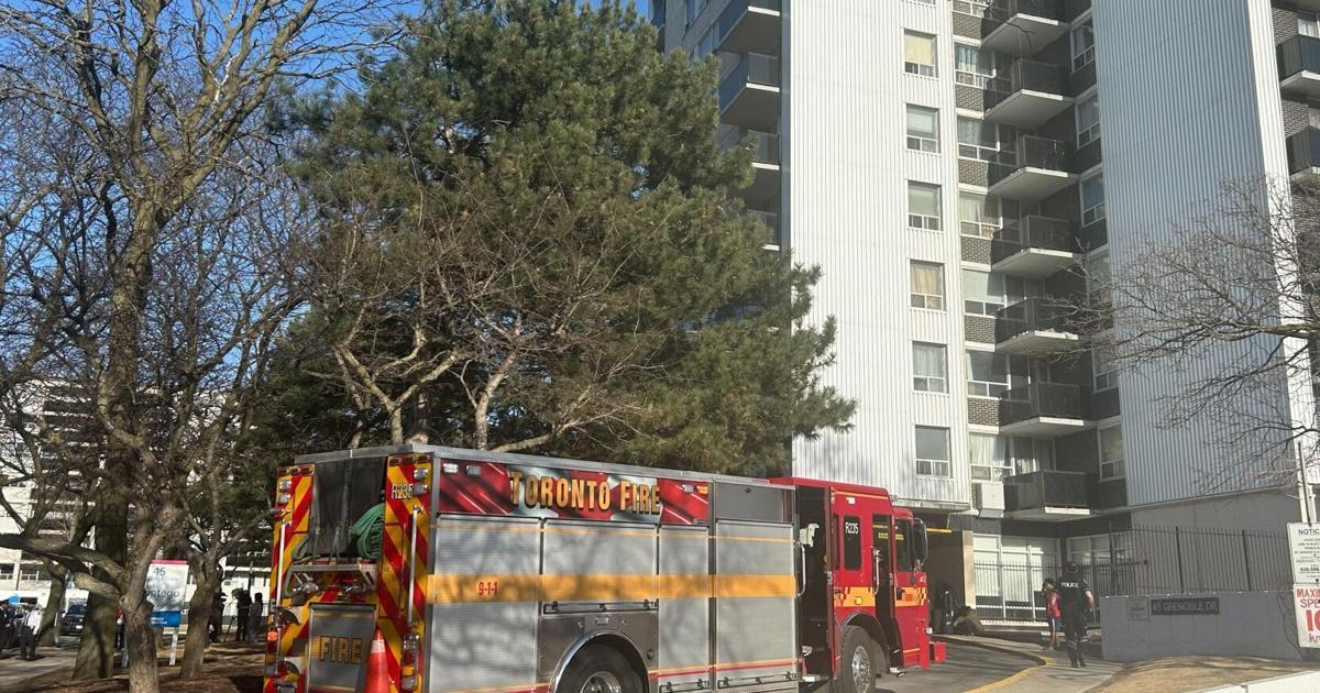 1 dead, 1 fighting for life in North York highrise fire