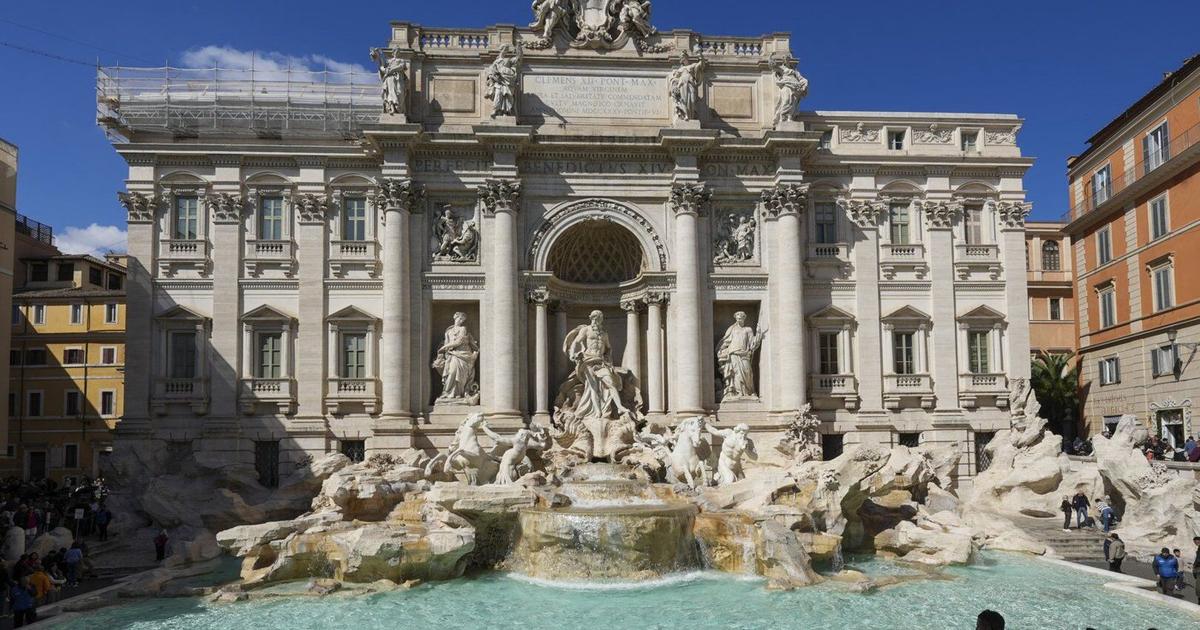 A rare peek at the hidden waterworks behind Rome’s Trevi Fountain