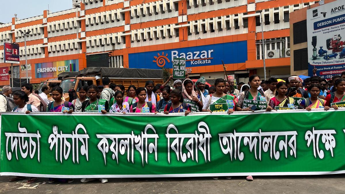 Deocha Pachami locals take to Kolkata streets to protest against coal project