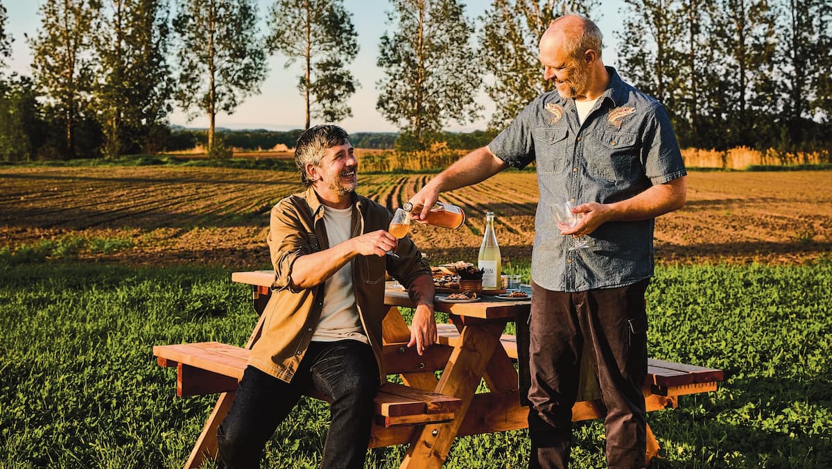 Découvrir le terroir gourmand d’ici avec Fabien Cloutier et Jean-Philippe Leclerc