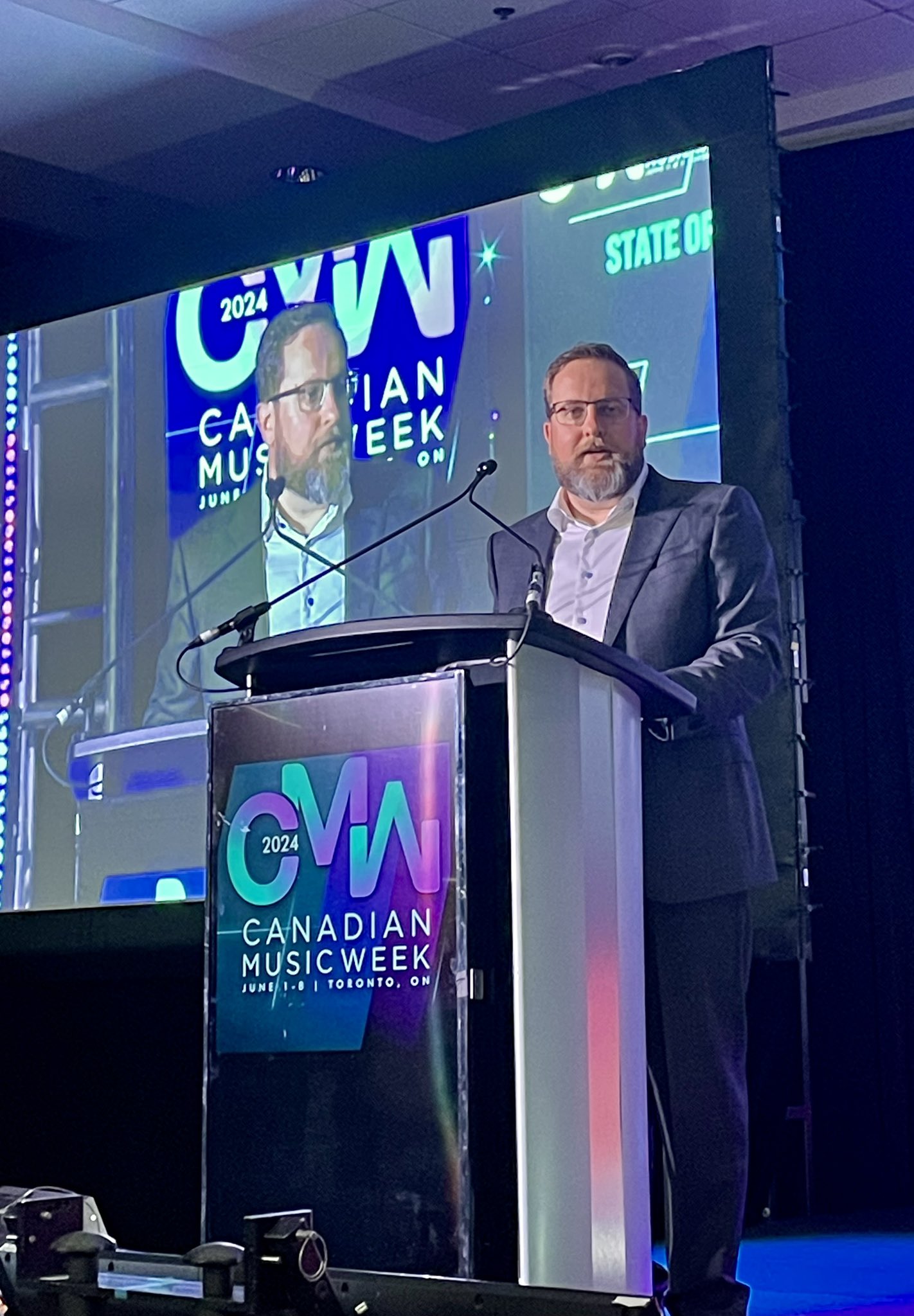 Music Canada CEO Patrick Rogers delivers CMW 2024 “State of the Industry” opening keynote