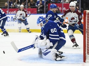 Joseph Woll stands tall as Maple Leafs edge Avalanche