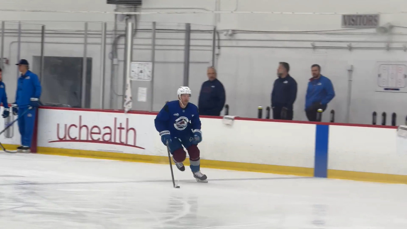 Images : Gabriel Landeskog really looked in shape at the Avalanche’s practice