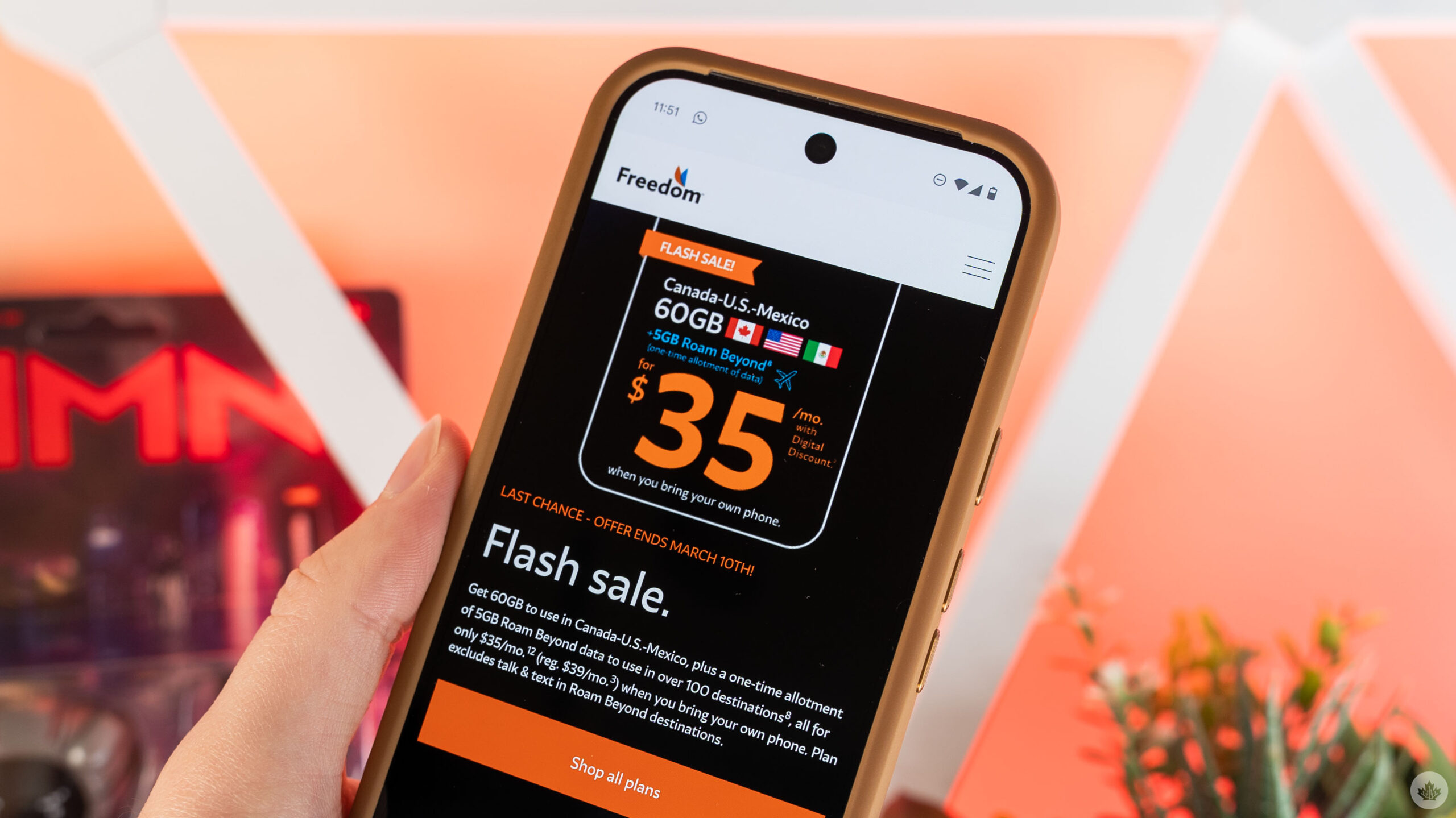 Freedom Mobile discounts plans in another flash sale