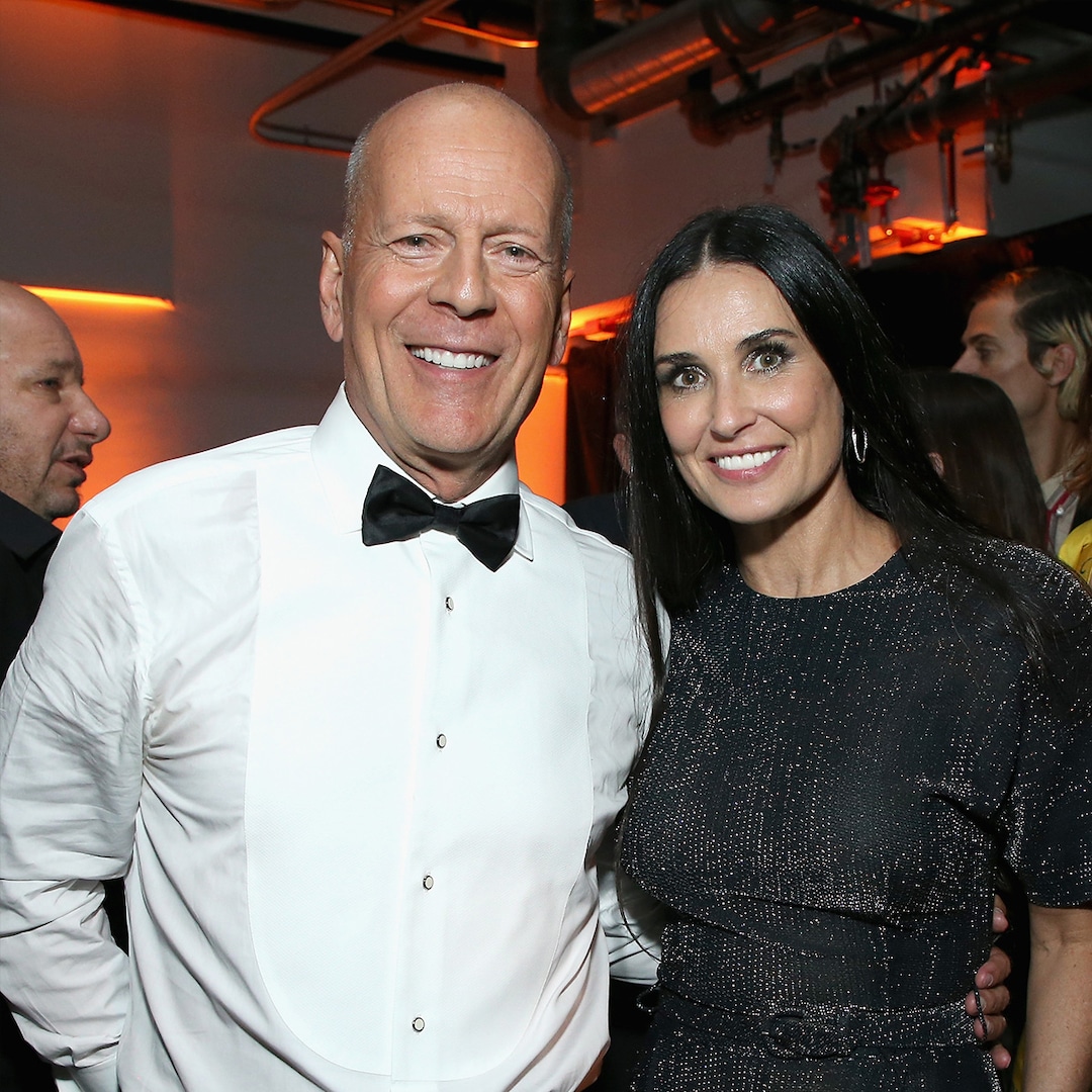 Demi Moore Shares Sweet Twinning Moment With Ex Bruce Willis