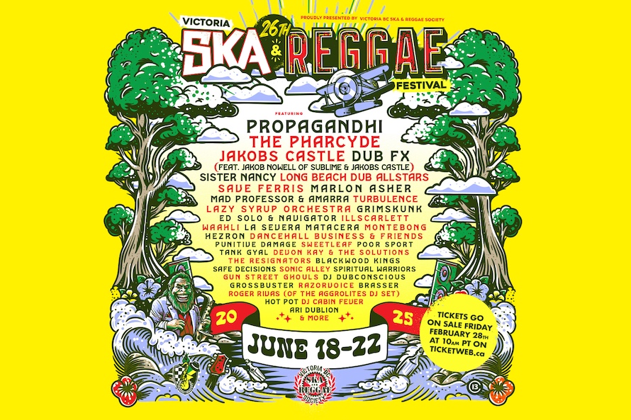 Propagandhi, the Pharcyde, Sister Nancy, illScarlett, Sublime’s Jakob Nowell Lead Victoria Ska & Reggae’s 2025 Lineup │ Exclaim!