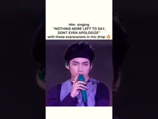 ” Watch BTS V’S Epic performance of Mic drop: Captivating vocals and Charismatic stage presence!”